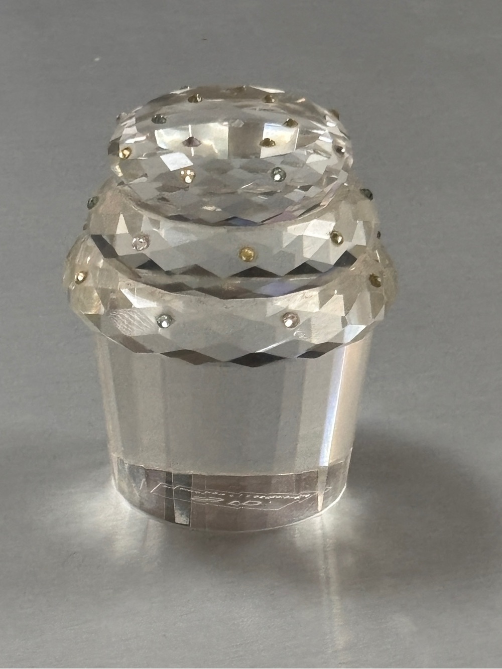 Glass cupcake paper weight- decorative item